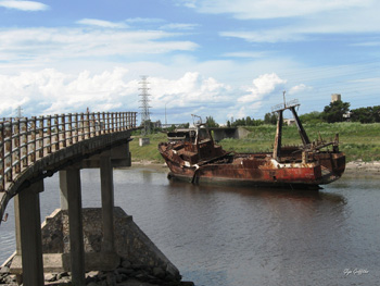 reconstrucción del Puente Ezcurra