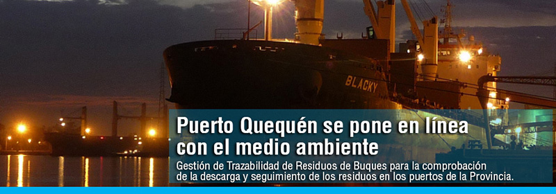 Puerto Quequèn se pone en lìnea con el medio ambiente